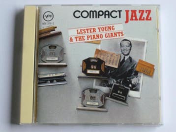Lester Young & The Piano Giants (Verve), Ophalen of Verzenden, Zo goed als nieuw