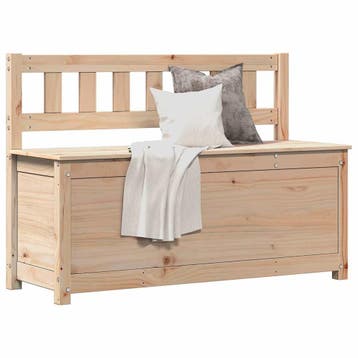vidaXL Bankje 110x41x76,5 cm massief grenenhout, Verzenden, Nieuw, Hout, Minder dan 150 cm