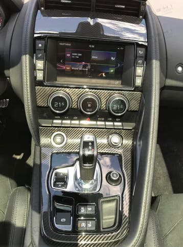 Jaguar F type carbon midden console inleg, Verzenden