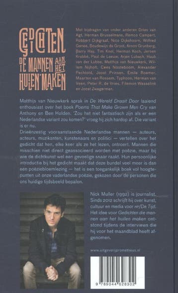 Gedichten die mannen aan het huilen maken - Nick Muller, Verzenden, Zo goed als nieuw, Nick Muller