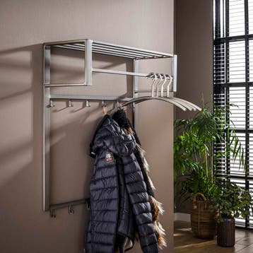 Industriële Kapstok Sebastian 2 x 6 haken, Huis en Inrichting, Woonaccessoires | Kapstokken, Verzenden, Nieuw