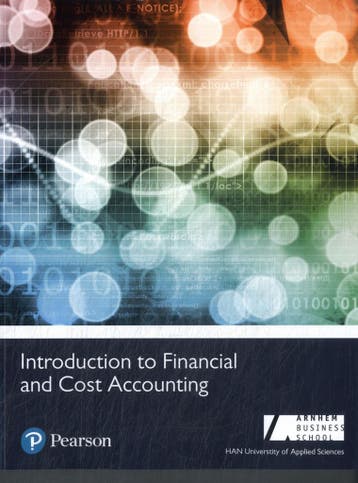 Introduction to financial and cost accounting 9781787267855, Verzenden, Gelezen