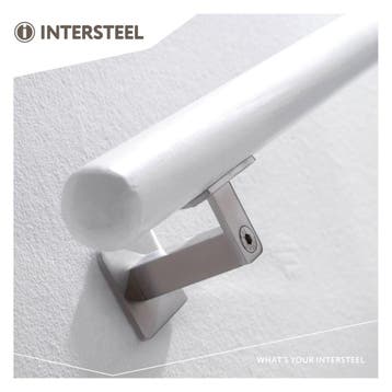 Intersteel Leuninghouder zwaar vierkant hol zadel - RVS, Verzenden, Nieuw