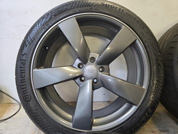 Audi S Line Q3 Q4 Q5 Etron 20 inch velgen zomerbanden 5x112, 275 mm, Banden en Velgen, Nieuw, Ophalen of Verzenden