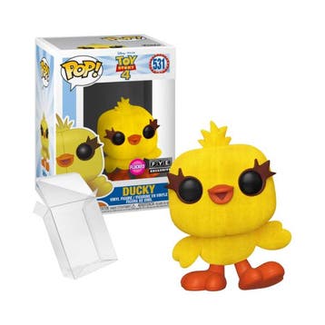 Funko Pop Disney Toy Story 4 - Ducky (Flocked) #531 FYE, Verzenden, Nieuw