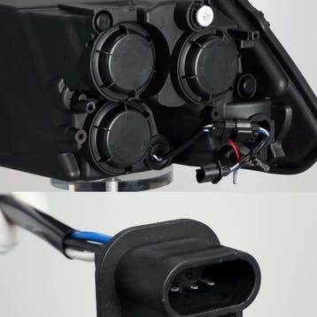 AlphaRex 09-18 Ram 1500HD LUXX Proj Headlight Plnk Style Jet, Auto-onderdelen, Ophalen of Verzenden, Nieuw