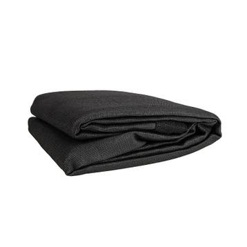 Balkondoek 80 cm hoog x 500 cm Carbon Grey, Tuin en Terras, Schaduwdoeken, Ophalen of Verzenden, Nieuw