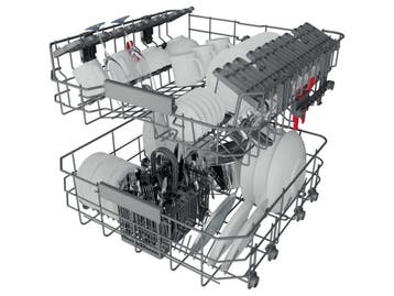 Bauknecht Ibbo 3c26 X - Half Geïntegreerde Vaatwasser - 14, Witgoed en Apparatuur, Vaatwasmachines, Verzenden, Zo goed als nieuw