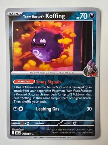 TEAM ROCKETS KOFFING (DESTINED RIVALS 125/182) (REVERSE, Verzenden, Gebruikt