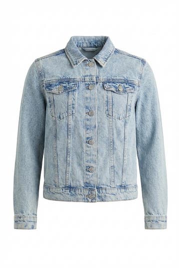 H&M Jas Meisjes in maat 134 Blauw, Verzenden, Zo goed als nieuw, H&M, Jongen of Meisje