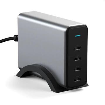 USB C oplader | 4 poorten (USB C, 165W, GaN, Power Delivery), Verzenden, Nieuw