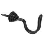 Draadhaak 57mm ijzer zwart, Verzenden, Nieuw