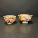 Kop en schotel - Porselein - Qianlong theekopjes