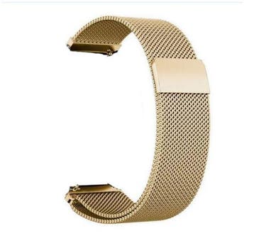 DrPhone Universele Magnetische Milanese Armband - 22mm - 46m, Verzenden, Nieuw