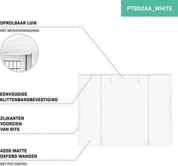 2dekans | VONROC Zijwanden Set - Voor Premium Partytent, Ophalen of Verzenden, Zo goed als nieuw