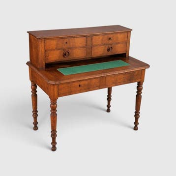 Schrijftafel - Walnoot - Walnut Bureau à Gradin