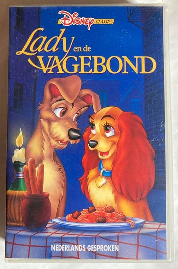 LADY EN DE VAGEBOND (VHS), Verzenden, Gebruikt