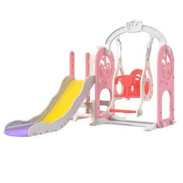 6-in-1 Peuterspeelset met Glijbaan, Schommel en Basketbalrin, Verzenden, Nieuw