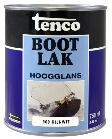 Tenco bootlak kleur 750 ml, rijnwit, bus, Watersport en Boten, Verzenden, Nieuw