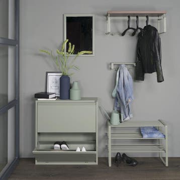 Spinder Design Rex SR2 70cm dubbel schoenenrek - dusty green, Verzenden, Nieuw