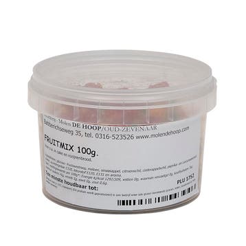Molen de Hoop Gekonfijt Fruit Mix 100gr, Verzenden, Nieuw