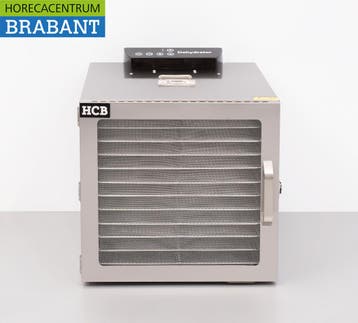 HCB RVS Voedseldroger Droogautomaat Fruitdroger 12 rekken, Ophalen of Verzenden, Nieuw in verpakking