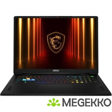 MSI Vector 18 HX AI A2XWJG-636NL 18  Core i9 RTX 5090 Gaming, Computers en Software, Windows Laptops, Verzenden, Nieuw, MSI