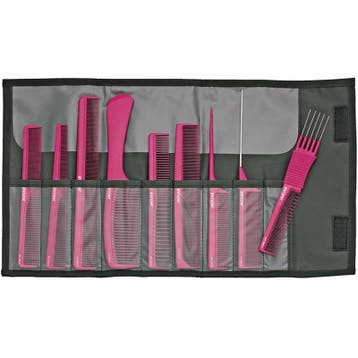 Jaguar  ALine  Kammenset Incl. Etui  9Delig  Metallic Pink, Verzenden, Nieuw