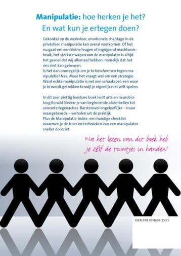 Manipulatie 9789086961535 Ronald Siecker, Verzenden, Gelezen, Ronald Siecker