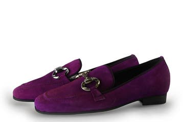 Linea Zeta Loafers in maat 38 Paars, Overige kleuren, Verzenden, Overige typen, Zo goed als nieuw
