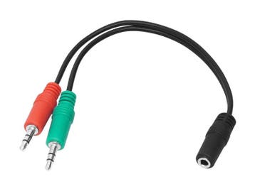3,5mm Jack splitter - 2x Male naar 1x Female, Muziek en Instrumenten, Kabels en Stekkers, Ophalen of Verzenden, Nieuw
