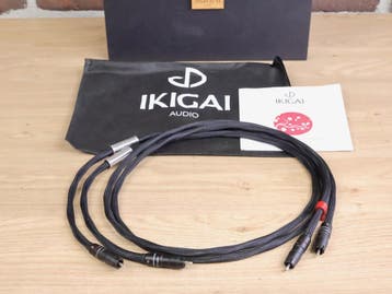 IKIGAI Sugure full silver high end audio interconnects RCA 1, Ophalen of Verzenden, Gebruikt, Overige kabels