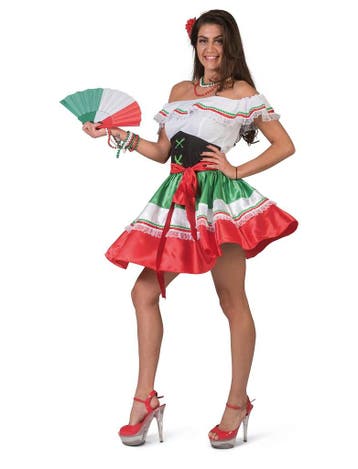 Mexicaanse Jurk Maria Sexy, Ophalen of Verzenden, Nieuw