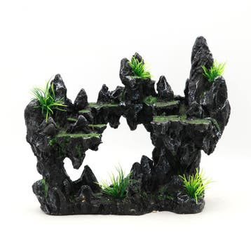 Rots met doorkijk en plateaus OS-240 - aquarium decoratie, Dieren en Toebehoren, Vissen | Aquaria en Toebehoren, Ophalen of Verzenden