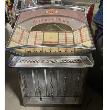 Wurlitzer 2504 Jukebox - 104 Select - Origineel, Ophalen, Gebruikt