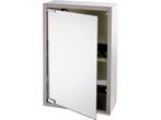 Differnz Look - Spiegelkast - 51 x 38 x 18 cm - RVS - Zilver, Huis en Inrichting, Verzenden, Zo goed als nieuw