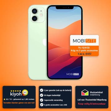 iPhone 12 mini 64 GB | 4 Gratis Accessoires – Accu tot 100%, Telecommunicatie, Mobiele telefoons | Apple iPhone, 128 GB, Zo goed als nieuw