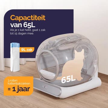 Viervoeter Fresh 2 Automatische Zelfreinigende Kattenbak –, Ophalen of Verzenden, Zo goed als nieuw