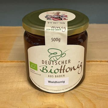 BIO-Honing Rauw - Boshoning (Waldhonig) Zwarte Woud (500, Ophalen of Verzenden, Nieuw