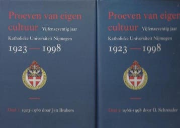 Proeven van eigen cultuur set / 1 1923-1960 ; 2 1960-1998 /, Verzenden, Zo goed als nieuw, J. Brabers