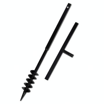 Paalgatgraver 80mm - Stalen boor | Laatste Stuk!, Ophalen of Verzenden, Zo goed als nieuw, Grondboor, Viking Choice