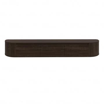 Aura Japandi Tv-meubel 240 x 35 x 33 cm - Walnoot, Ophalen of Verzenden, Nieuw