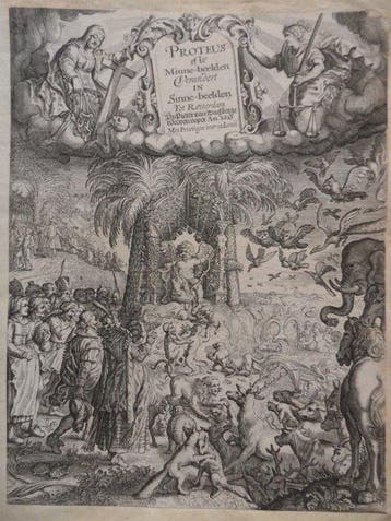 Jacob Cats - Proteus, ofte, Minne-beelden Verandert in, Antiek en Kunst