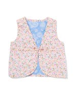 HEMA Omkeerbare babygilet bloemen blauw van €19.99 voor sale, Verzenden, Nieuw