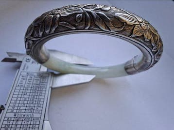 armband - Zilver, Jade - China/Straits-regio - Begin 20e