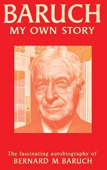9781638232896 Baruch My Own Story Bernard Baruch, Verzenden, Nieuw, Bernard Baruch