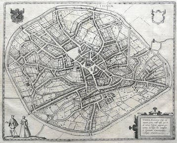 België - Tienen; G. Braun & F. Hogenberg - Tienen,, Nieuw