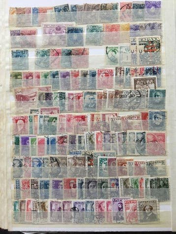 Spanje 1899/1995 - Album van Spanje, verzameling onvolledig,, Postzegels en Munten, Gestempeld