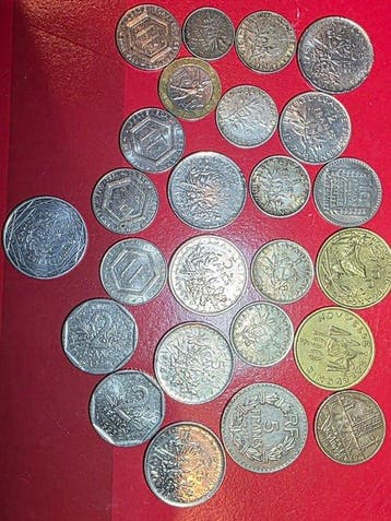 Wereld. Collection of coins incl. silver (Zonder