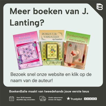 Kraaltjes borduren op paneelkaarten - J. Lanting, Verzenden, Gelezen, J. Lanting